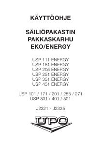 Käyttöohje UPO USP501 Pakastin