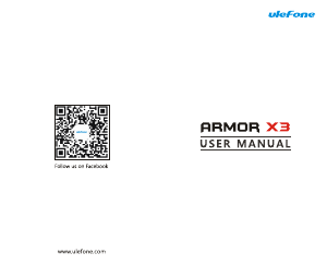 説明書 Ulefone Armor X3 携帯電話