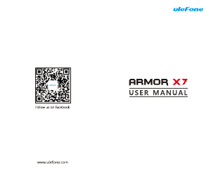 説明書 Ulefone Armor X7 携帯電話