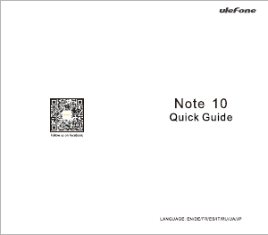 Manual Ulefone Note 10 Mobile Phone