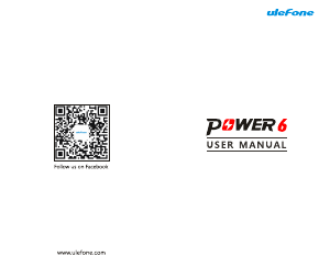 説明書 Ulefone Power 6 携帯電話