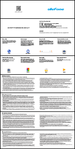 Руководство Ulefone S1 Мобильный телефон