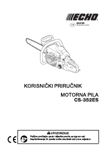 Priručnik Echo CS-352ES Motorna pila