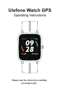 Manual Ulefone Watch GPS Activity Tracker