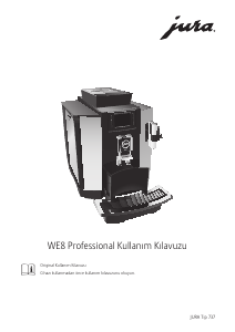 Kullanım kılavuzu Jura WE8 Kahve makinesi