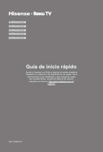 Manual de uso Hisense 58R6000GM Televisor de LED