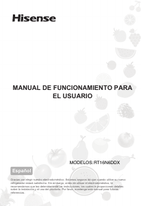 Manual de uso Hisense RT16N6DDX Frigorífico combinado