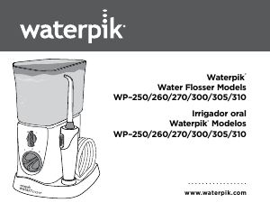 Manual de uso Waterpik WP-305 Irrigador bucal