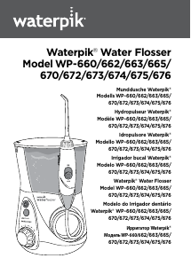 Manual de uso Waterpik WP-673 Irrigador bucal