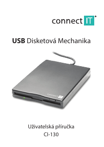 Manuál Connect IT CI-130 Disketová jednotka