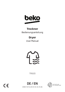 Manual BEKO TR320 Dryer