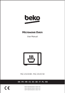 Manual de uso BEKO MGC20130BB Microondas