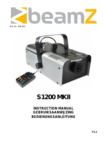 Handleiding BeamZ S1200 MKII Rookmachine