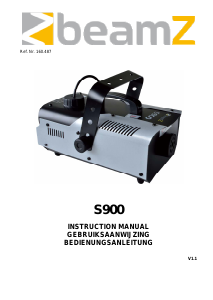 Handleiding BeamZ S900 Rookmachine