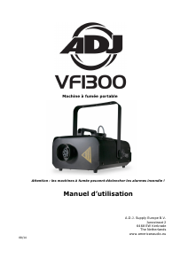Mode d’emploi American DJ VF1300 Machine à fumée