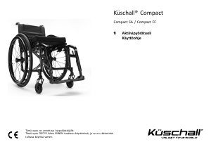 Käyttöohje Küschall Compact SA Pyörätuoli