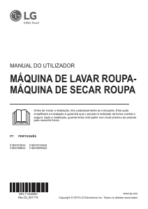 Manual LG F4DV909H2 Máquina de lavar e secar roupa