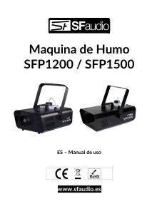 Manual de uso SFaudio SFP1500 Máquina de humo