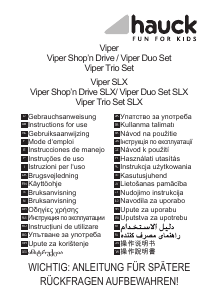 Handleiding Hauck Viper Shop n Drive Kinderwagen