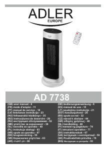 Handleiding Adler AD 7738 Kachel