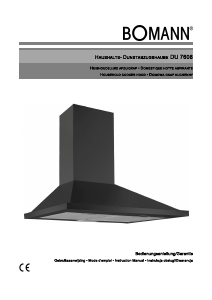 Handleiding Bomann DU 7608 Afzuigkap