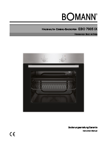 Manual Bomann EBO 7905 IX Oven