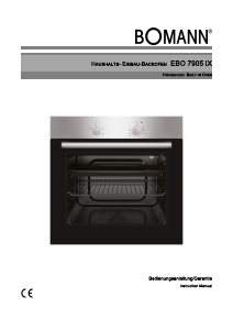 Bedienungsanleitung Bomann EBO 7905 IX Backofen