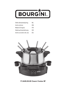 Bedienungsanleitung Bourgini 17.2600.00.00 Classic Fondue