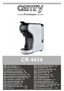 Használati útmutató Camry CR 4414 Presszógép