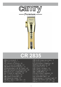 Handleiding Camry CR 2835g Tondeuse