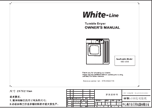 Handleiding Whiteline MD 45E Wasdroger