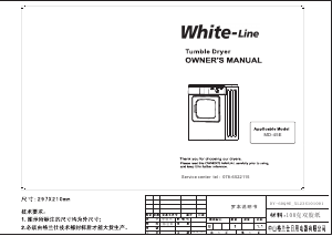 Bruksanvisning Whiteline MD 45E Torktumlare