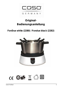 Bedienungsanleitung Caso 2280 Fondue