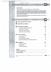 Manual de uso Rommer Green 550 Lavadora