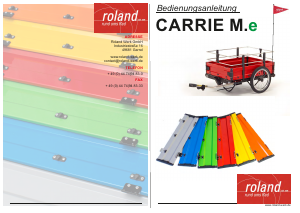 Bedienungsanleitung Roland CARRIE M.e Fahrradanhänger
