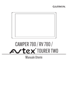 Manuale Garmin Camper 780 Navigatore per auto