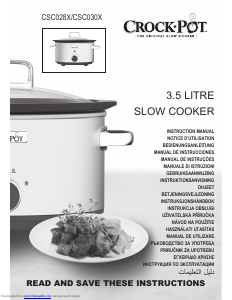Bedienungsanleitung Crock-Pot CSC030X Slow cooker