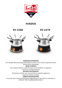 Manual Fritel FO 2470 Fondue