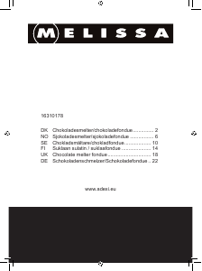 Manual Melissa 16310178 Fondue