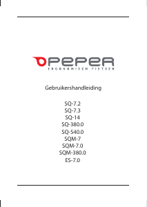Handleiding Peper ES 7.0 Elektrische fiets
