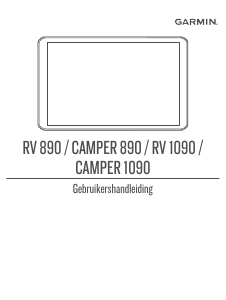 Handleiding Garmin Camper 890 Navigatiesysteem