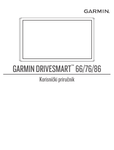 Priručnik Garmin DriveSmart 86 Navigacija za automobil