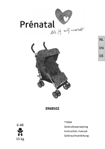 Handleiding Prénatal T7004 Nijntje Kinderwagen