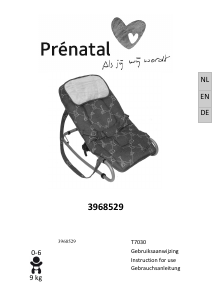 Bruksanvisning Prénatal T7030 Nijntje Babygunga