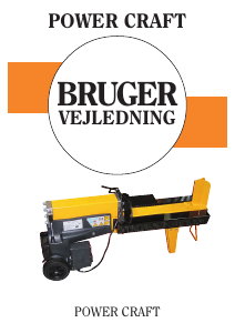 Bruksanvisning Power Craft LST5T-37 Vedklyv