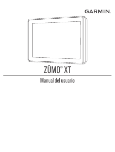 Manual de uso Garmin zumo XT Navegación para coche