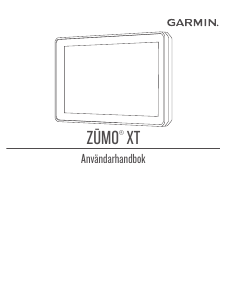 Bruksanvisning Garmin zumo XT Bilnavigator