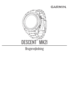Brugsanvisning Garmin Descent MK2I Dykkercomputer