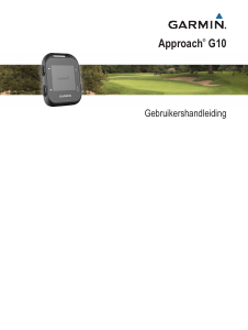 Handleiding Garmin Approach G10 Handheld navigatiesysteem