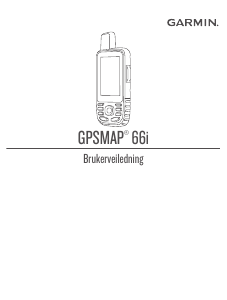 Bruksanvisning Garmin GPSMAP 66i Håndholdt navigasjon